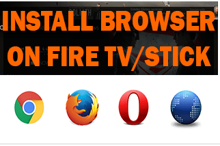 can you download a web browser on a fire stick