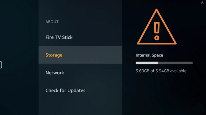 check-firestick-storage