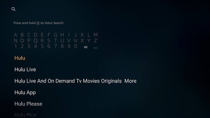cannot download hulu app on firestick