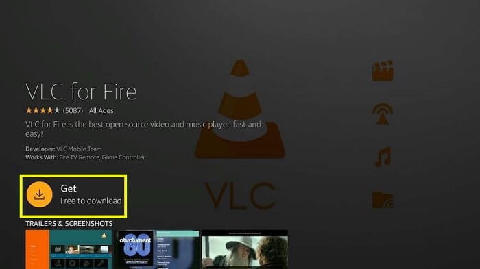 vlc streamer fire stick