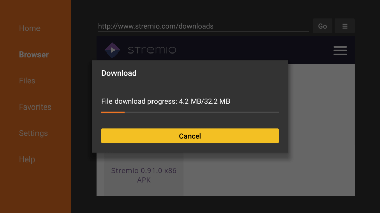 install stremio on firestick