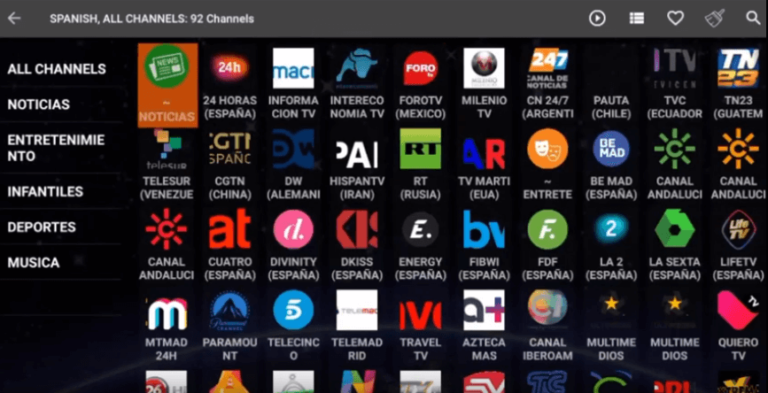 spanish tv channels online free