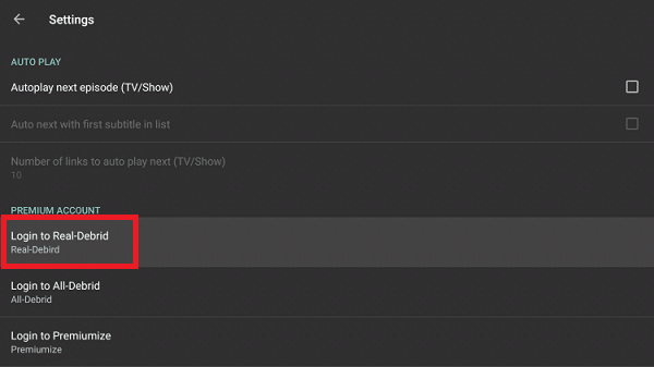 exodus redux real debrid setup