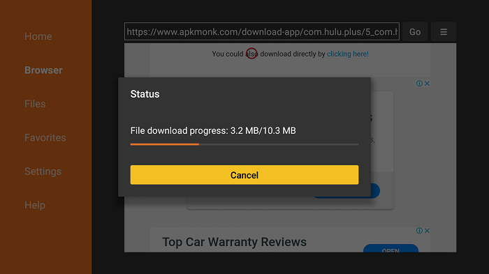 cannot download hulu app on firestick