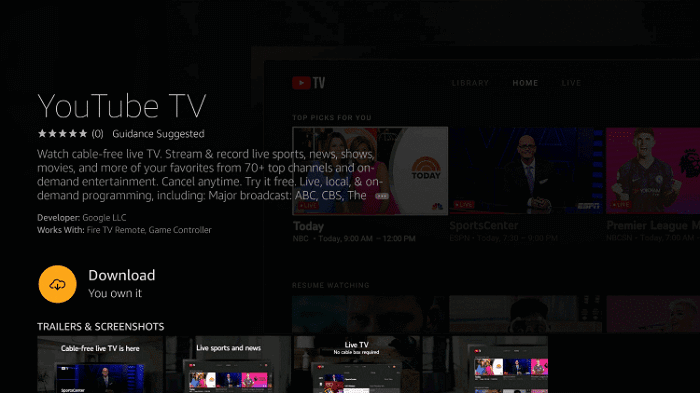 Live-football-matches-with-youtube-TV-step4