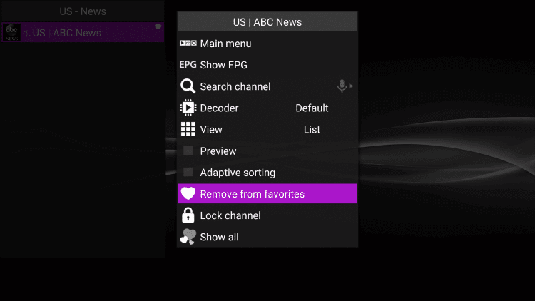 How-to-Add-Channels-to-Favorites-on-Perfect-Player-Step5
