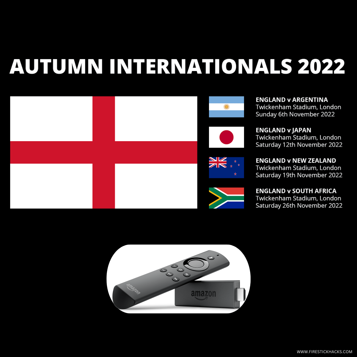 How to Watch Autumn Internationals on FireStick 2023