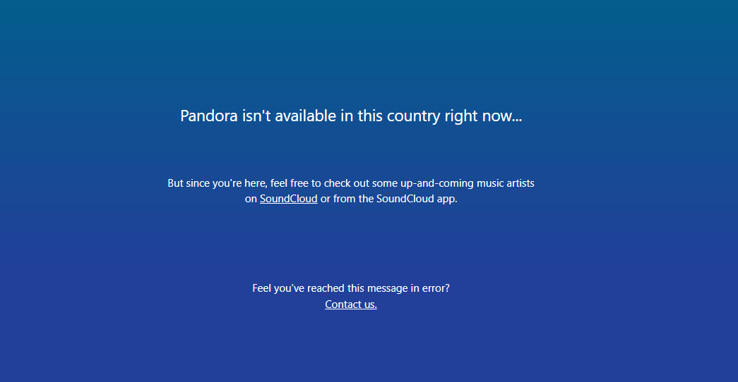 pandora-error