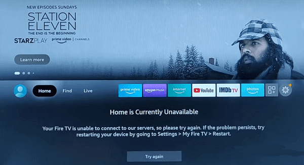 How to Fix Home is Currently Unavailable on FireStick (2023)