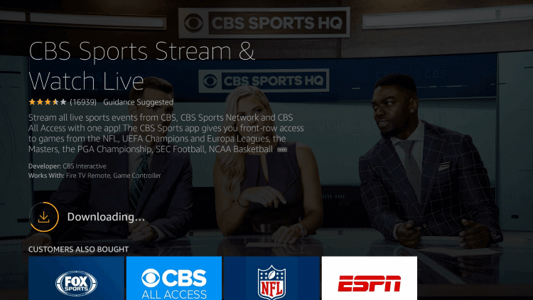 watch-cbs-sports-with-amazon-firestick-step-7