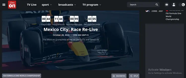 watch-Mexican-gp-on-Firestick-free-Servus-TV
