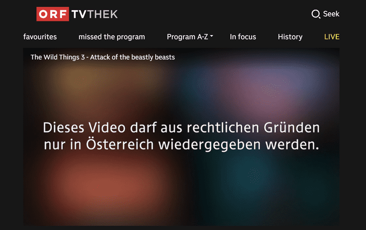 ORF-Live-error