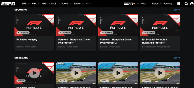 Watch-hungarian-gp-on-firestick-with-ESPN-plus