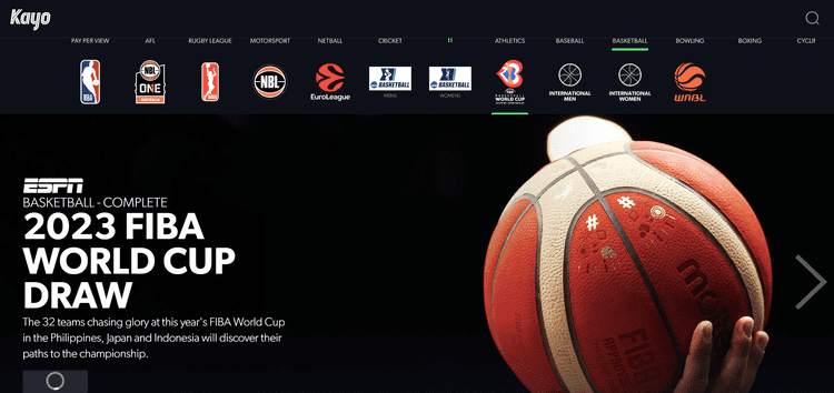 watch-fiba-basketball-world-cup-on-firestick-kayo-sports