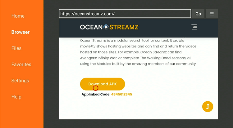 Install-ocean-streamz-on-firestick-using-downloader-app-21