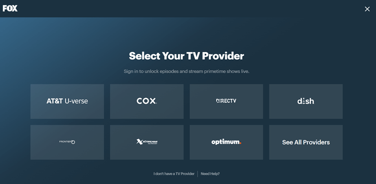 Sign-in-with-tv-provider-on-Fox-3