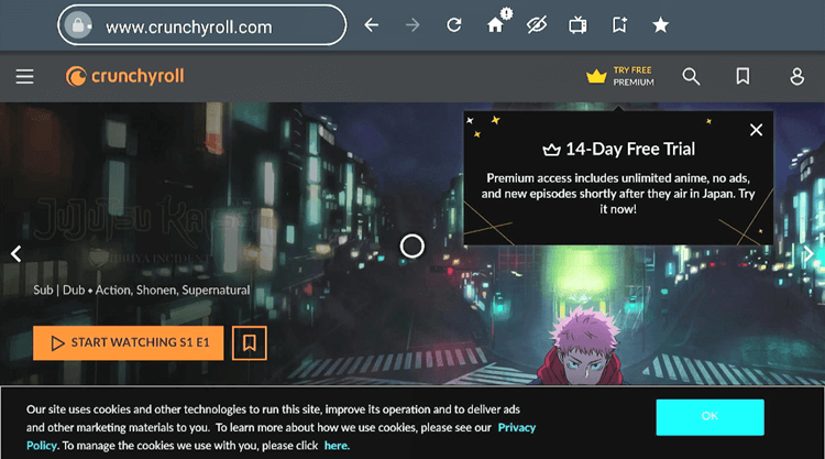 Watch-Crunchy-roll-on-FireStick-for-free-using-Browser-21