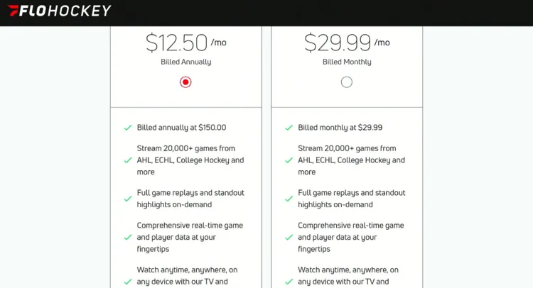 flosports-pricing-plans