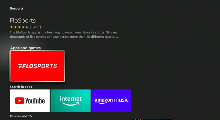 install-and-use-flosports-on-firestick-using-amazon-appstore-4