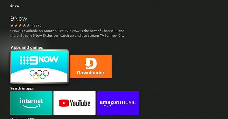 install-and-watch-9now-on-firestick-using-amazon-appstore-4
