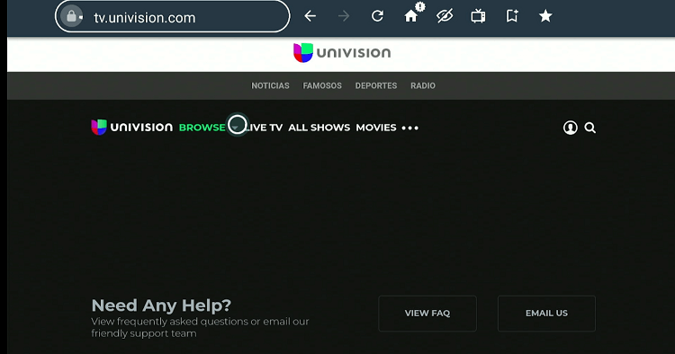 watch-univision-on-firestick-using-amazon-silk-browser-13