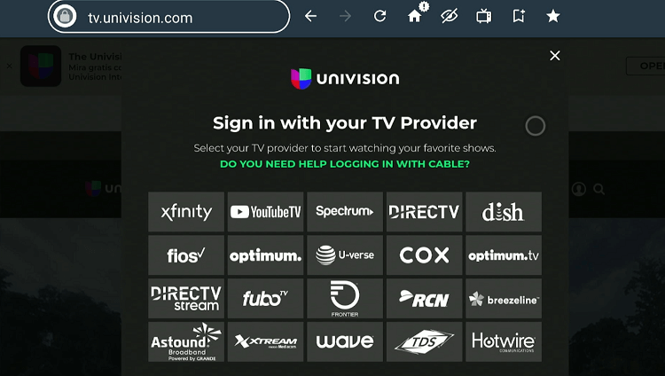 watch-univision-on-firestick-using-amazon-silk-browser-17