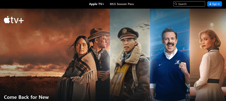 best-streaming-services-for-firestick-Apple-tv-plus