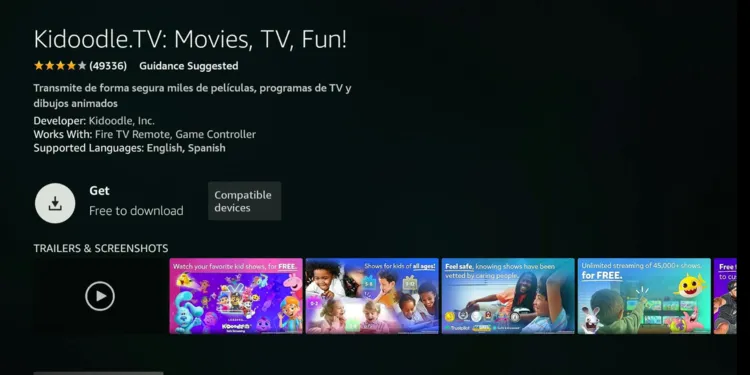 install-and-watch-kidoodle-tv-on-firestick-using-amazon-appstore-4