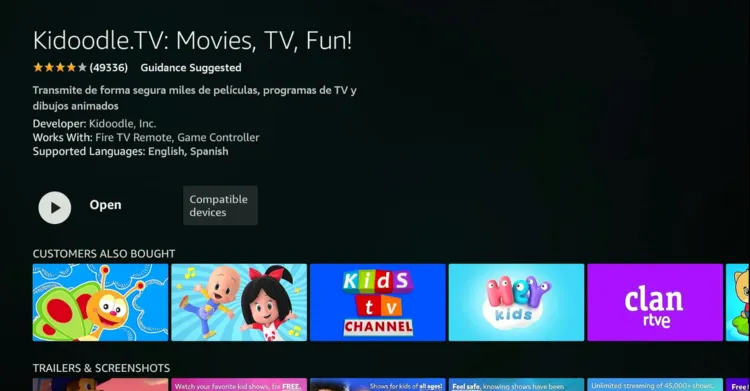 install-and-watch-kidoodle-tv-on-firestick-using-amazon-appstore-6