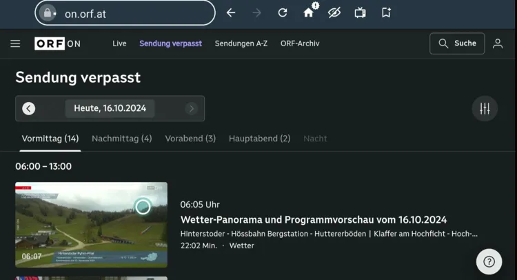 watch-ORF-TV-on-Firestick-using-amazon-silk-browser-14