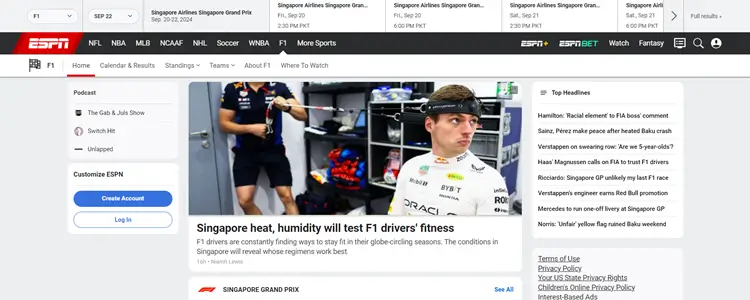 watch-Singapore-gp-on-firestick-ESPN-AND-ESPN2