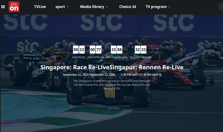 watch-Singapore-gp-on-firestick-Servus-TV