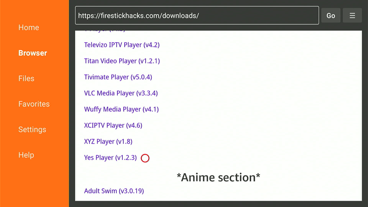 install-Yes-Player-on-firestick-using-downloader-app-21