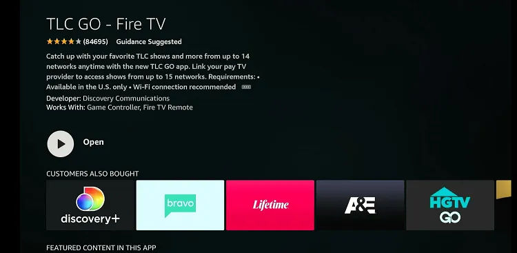 install-and-use-TLC-app-on-firestick-using-amazon-appstore-8