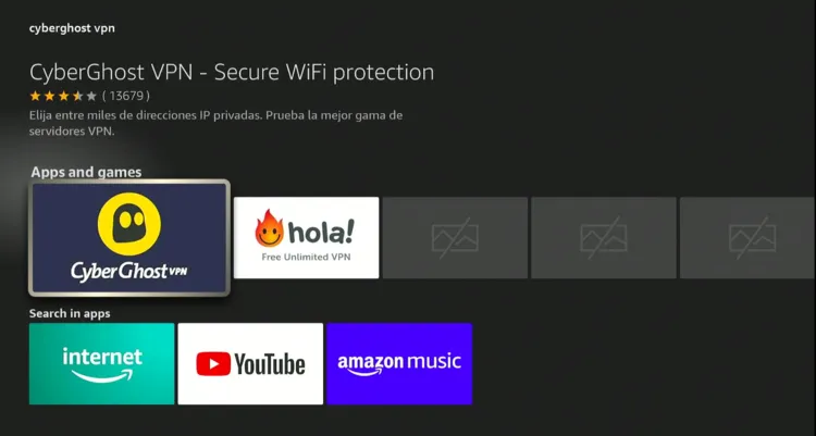 install-and-use-cyberghost-vpn-on-firestick-using-amazon-appstore-3