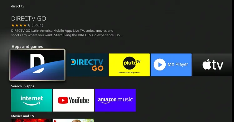 install-and-use-directv-on-firestick-using-amazon-appstore-4