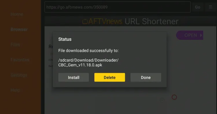 install-and-watch-CBC-Gem-on-firestick-using-downloader-app-25