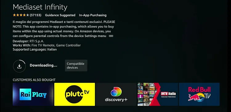 install-and-watch-mediaset-infinity-on-firestick-using-amazon-appstore-7