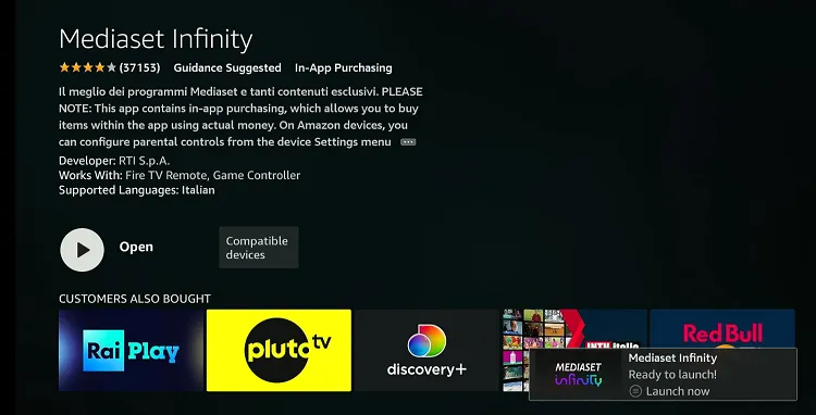 install-and-watch-mediaset-infinity-on-firestick-using-amazon-appstore-8