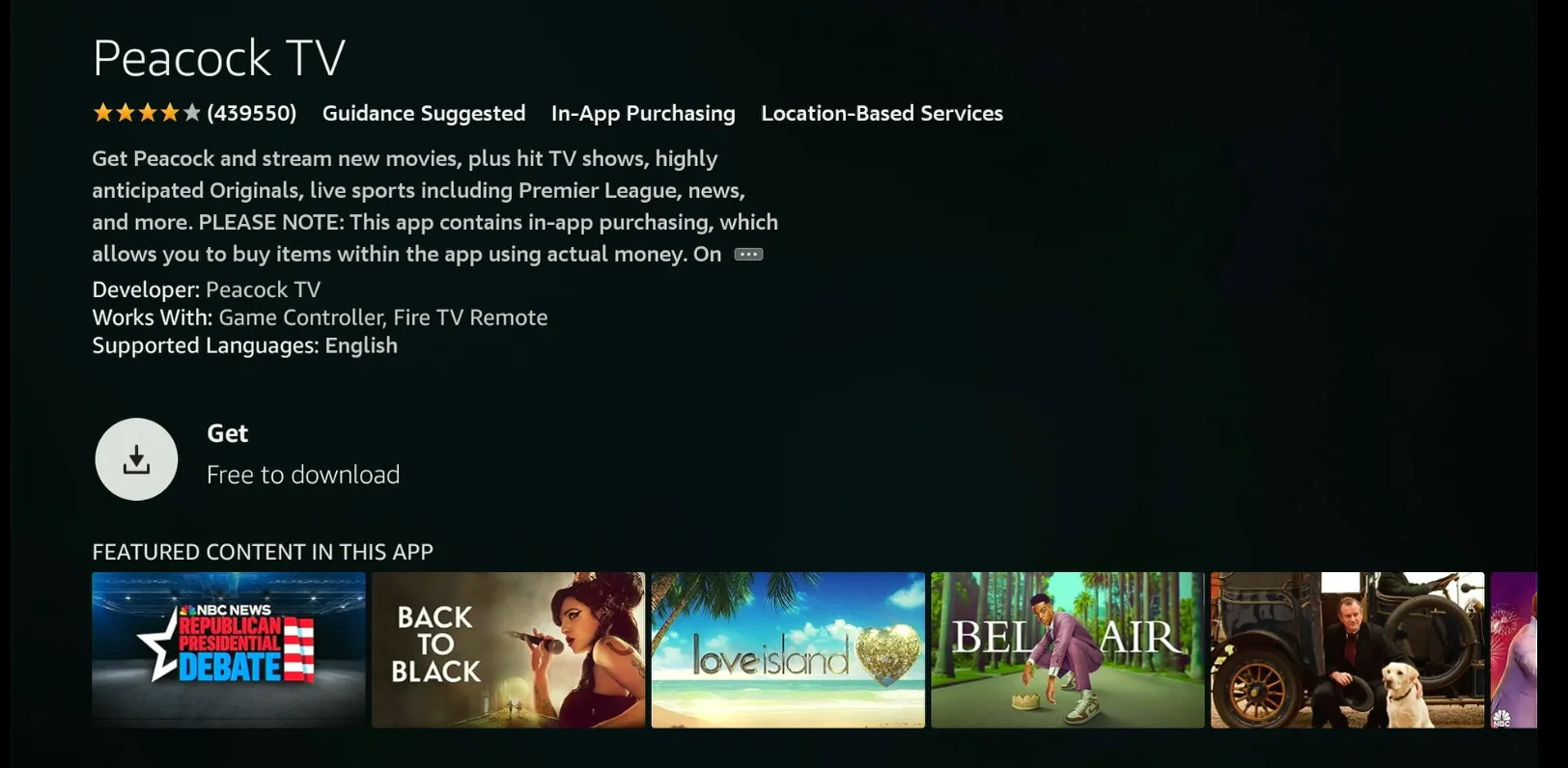 install-and-watch-peacock-tv-on-firestick-using-amazon-appstore-5