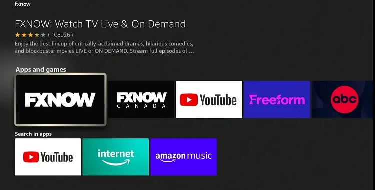 install-and-watch-fxnow-on-firestick-using-amazon-appstore-4
