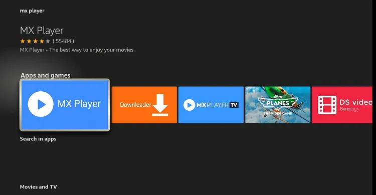 install-mx-player-on-firestick-using-amazon-appstore-3