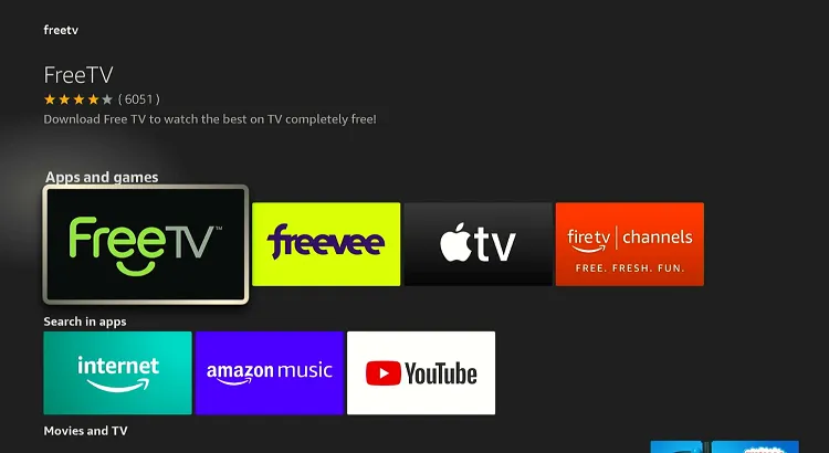 install-freetv-app-on-firestick-using-amazon-appstore-4