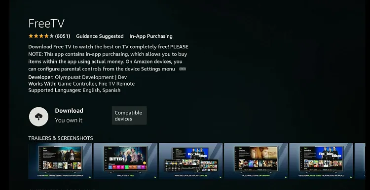 install-freetv-app-on-firestick-using-amazon-appstore-5