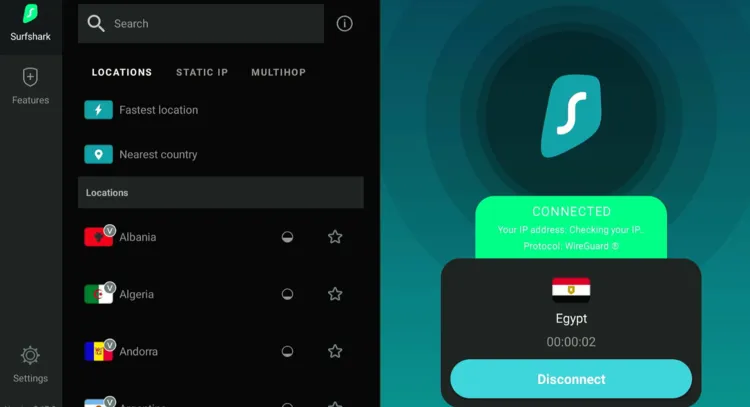 surfshark-egypt-server