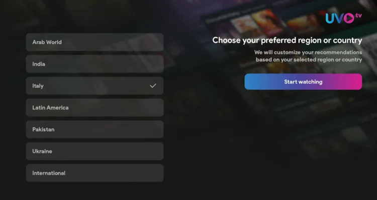 watch-italian-channels-on-firestick-using-UVOtv-app-7