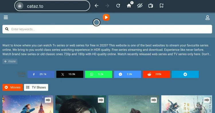 watch-survivor-on-firestick-using-browser-13