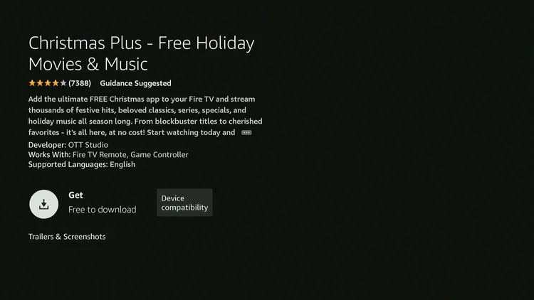 install-christmas-plus-on-firestick-using-amazon-appstore-4