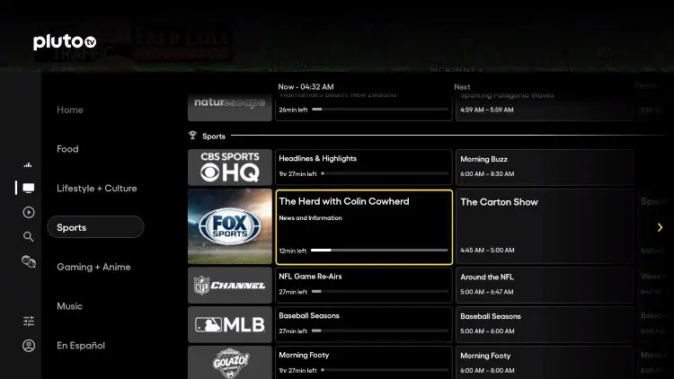 best-sports-apps-pluto-tv