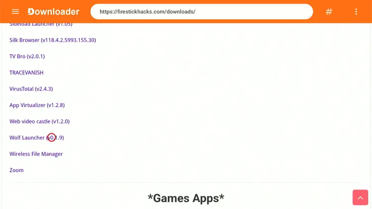 install-Wolf-Launcher-on-firestick-using-downloader-app-21